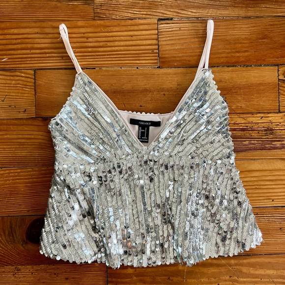 Forever 21 Tops - Sequin Tank Top